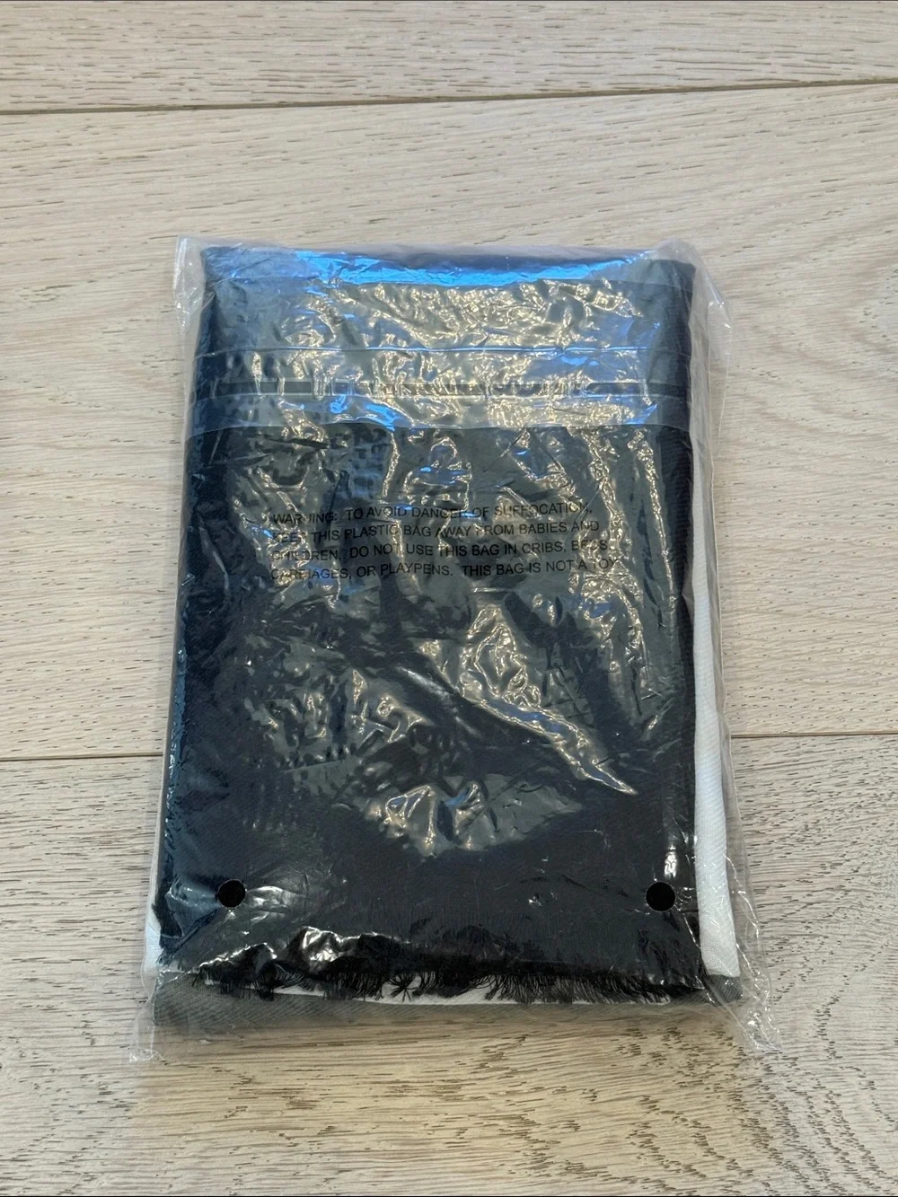 CUSHNIE Grey Horizon Scarf in Ombré Print NWT